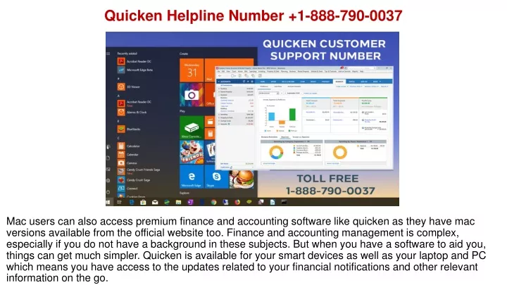 quicken helpline number 1 888 790 0037