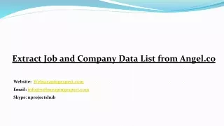 extract job and company data list from angel co