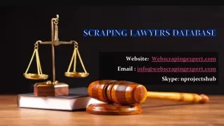 scraping lawyers database