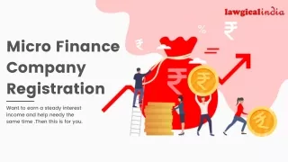 Microfinance Company Registration