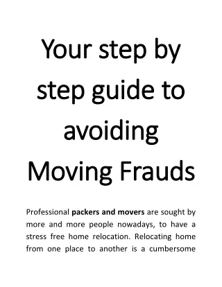 your step by your step by step guide to step