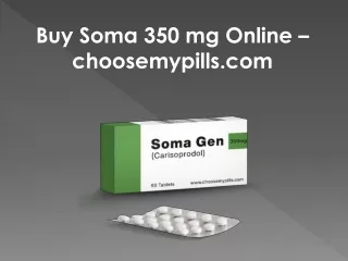 Buy Soma 350mg