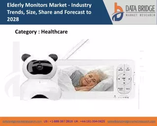 elderly monitors market industry trends size