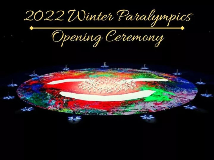 beijing paralympics opening ceremony