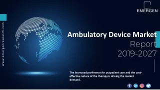 ambulatory device market report 2019 2027