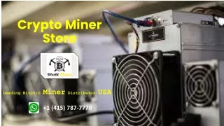 Crypto Miner Store