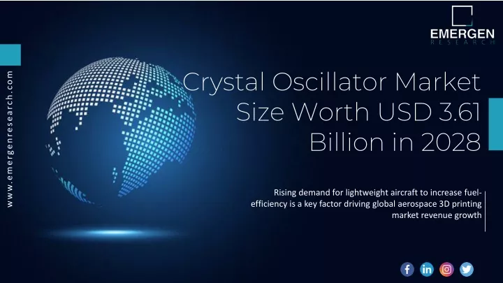 crystal oscillator market size worth