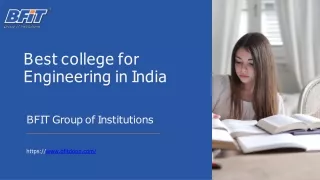 Best BTech college in Dehradun | Best college in India | BFIT Dehradun