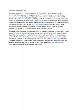k k ekmece di poliklini i