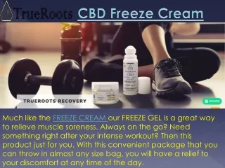 CBD Freeze cream