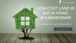 Buy land in Satya Vihar, Bhubaneswar (720-564-8119)