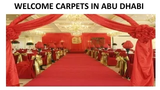 welcome carpets in abu dhabi