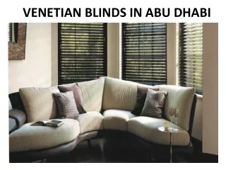 venetian blinds in abu dhabi