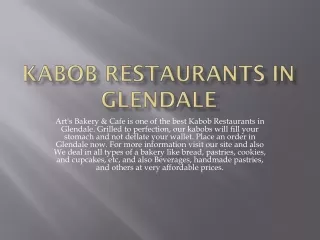 kabob restaurants in glendale