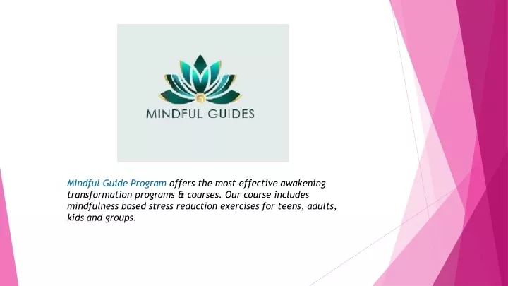 mindful guide program offers the most effective
