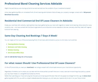 Professional end of lease Cleaning Services Adelaide