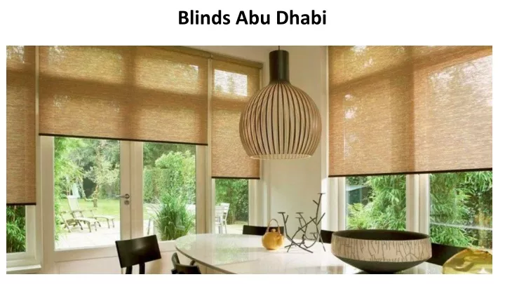 blinds abu dhabi