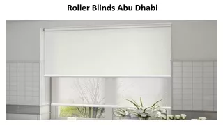 roller blinds abu dhabi