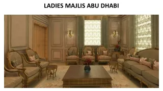 ladies majlis abu dhabi