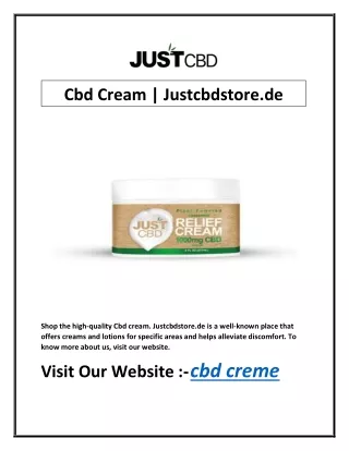 cbd cream justcbdstore de