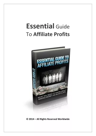 Essential Guide to Affiliate Profits