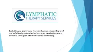Lymphatic Therapy Services san diego