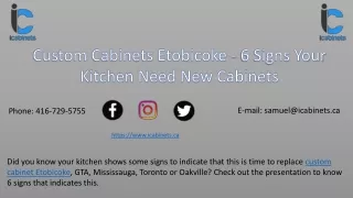 Custom Cabinets Etobicoke - 6 Signs Your Kitchen Need New Cabinets
