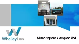 Motorcycle Lawyer WA | Whalley Law