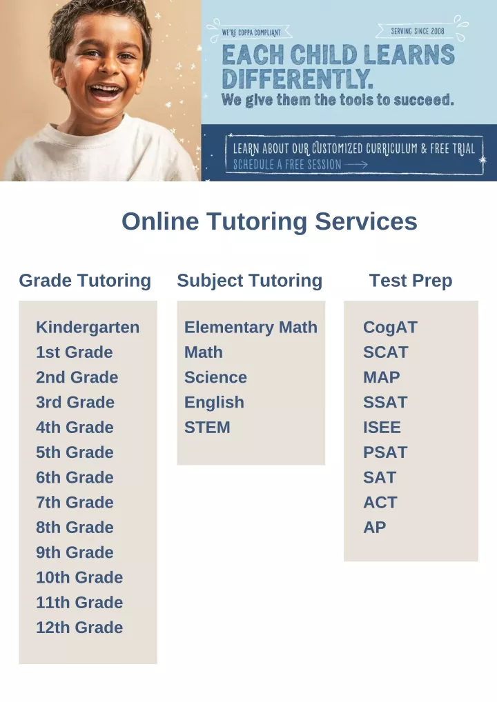 online tutoring services