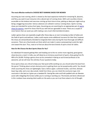 RUNNING SHOES FOR WOMEN.docx