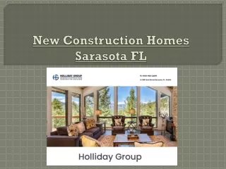 new construction homes sarasota fl