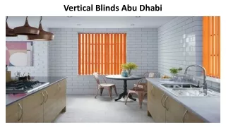 vertical blinds abu dhabi