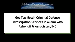 Ashenoff & Associates, INC – Hire them today for Litigation Support Services in Florida