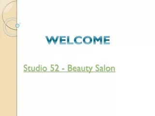 studio 52 beauty salon