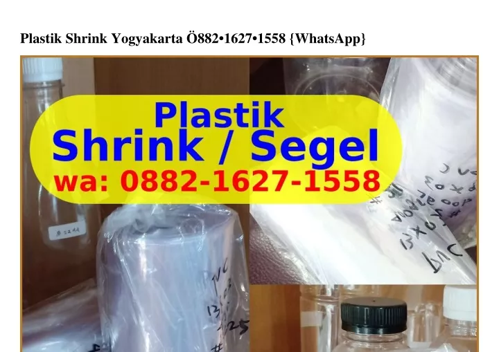 plastik shrink yogyakarta 882 1627 1558 whatsapp