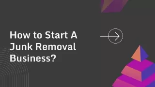 how to start a junk removal business