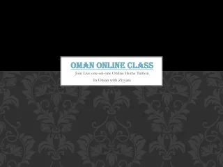 Personalized Guidance For Students | Online Home Tuition In Oman