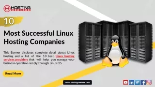 most successful linux hosting companies