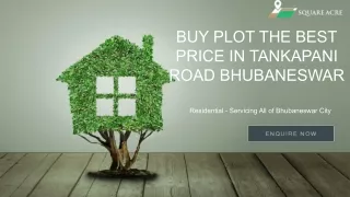 Buy land the Best Price in Tankapani Road Bhubaneswar