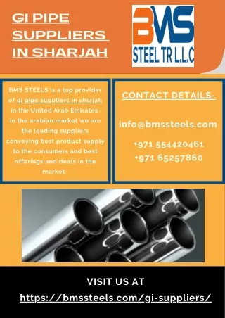 gi pipe suppliers in sharjah
