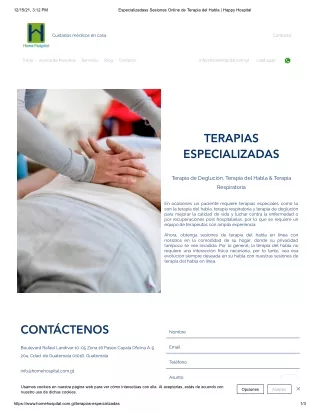Especializadass Sesiones Online de Terapia del Habla _ Happy Hospital