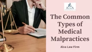 The Common Types of Medical Malpractices