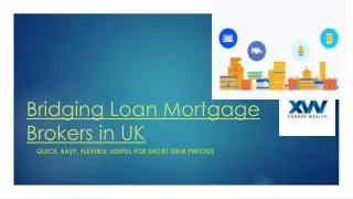 Bridging Loan Broker in UK - Xander Wealth