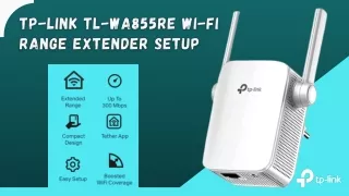 tp-link tl-WA855re wi-fi range extender setup | tplinkrepeater.net