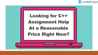 looking for c assignment help at a reasonable