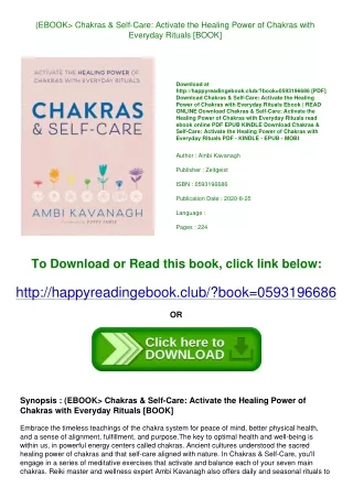 (EBOOK> Chakras &amp; Self-Care Activate the Healing Power of Chakras with Every