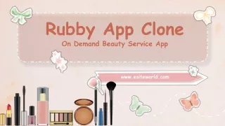rubby app clone on demand beauty service app