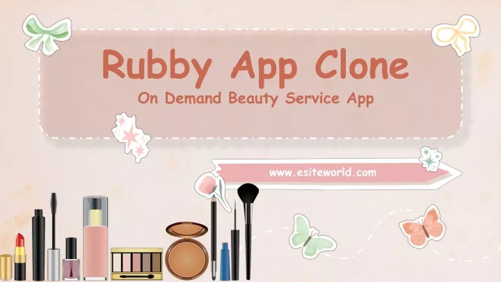 rubby app clone on demand beauty service app