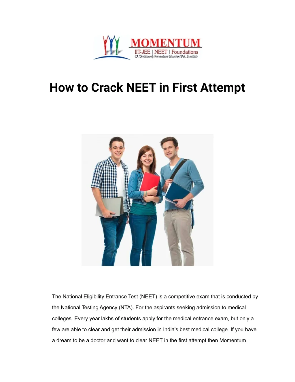 PPT - How to Crack NEET in First Attempt PowerPoint Presentation, free ...