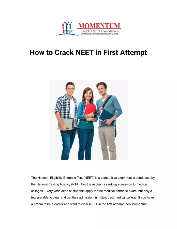 how to crack neet in first attempt